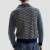 Retro-Pullover mit Reißverschluss