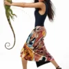 Ärmelloses Kleid mit Print