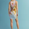 Ärmelloses Kleid mit Print