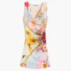 Ärmelloses Kleid mit Print