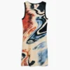 Ärmelloses Kleid mit Print Ärmelloses Kleid mit Print