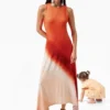 Ärmelloses Strickkleid Ärmelloses Strickkleid
