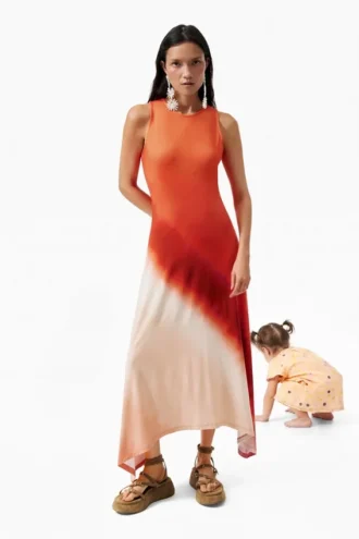 Ärmelloses Strickkleid