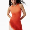 Ärmelloses Strickkleid Ärmelloses Strickkleid