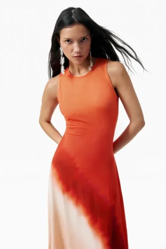 Ärmelloses Strickkleid