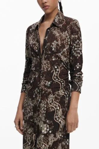 Schlangen-Shirt-Kleid