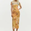 Schmal geschnittenes Hybrid-Kleid