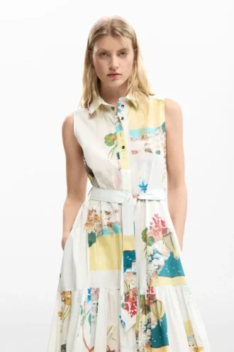Shirtkleid mit Postkarten
