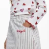 Shorts mit Streifen