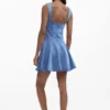 Skater-Kleid im Denim-Look
