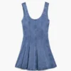 Skater-Kleid im Denim-Look