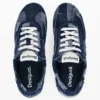 Sneaker mit Denim-Patchwork
