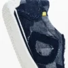 Sneaker mit Denim-Patchwork
