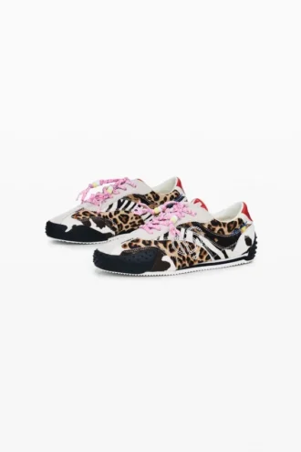 Sneaker mit Patchwork-Tierprint Sneaker mit Patchwork-Tierprint