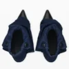 Stiefeletten mit Denim-Lasche Stiefeletten mit Denim-Lasche