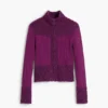 Strickjacke mit hohem Kragen Strickjacke mit hohem Kragen