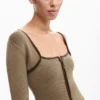 Strickkleid mit Reißverschluss Strickkleid mit Reißverschluss