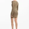 Strickkleid mit Reißverschluss Strickkleid mit Reißverschluss