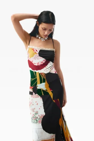 Strickkleid mit Trägern