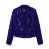 Strukturierte Bikerjacke