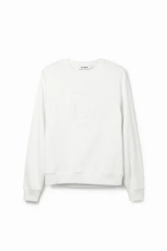 Sweatshirt mit geprägtem Imagotype