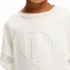 Sweatshirt mit geprägtem Imagotype