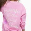 Sweatshirt mit gestickter Sonne Sweatshirt mit gestickter Sonne