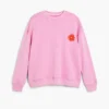 Sweatshirt mit gestickter Sonne Sweatshirt mit gestickter Sonne