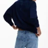 Sweatshirt mit großem Blumenmuster