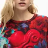 Sweatshirt mit Herzprint Sweatshirt mit Herzprint