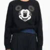 Sweatshirt mit Mickey-Mouse-Gesicht Sweatshirt mit Mickey-Mouse-Gesicht