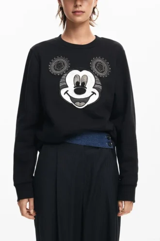 Sweatshirt mit Mickey-Mouse-Gesicht
