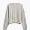 Sweatshirt mit Ziernähten