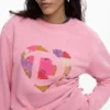 Sweatshirts mit Logo-Perlen Sweatshirts mit Logo-Perlen