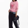 Sweatshirts mit Logo-Perlen Sweatshirts mit Logo-Perlen