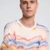 T-Shirt mit abstraktem Print