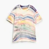 T-Shirt mit abstraktem Print