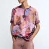 T-Shirt mit Blumenprint