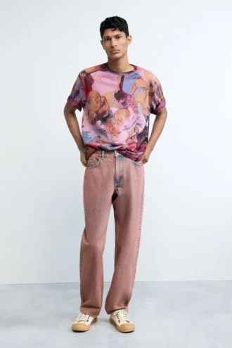T-Shirt mit Blumenprint