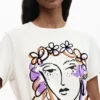 T-Shirt mit Gesichtsaufdruck T-Shirt mit Gesichtsaufdruck