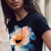 T-Shirt mit großem Blumenprint T-Shirt mit großem Blumenprint