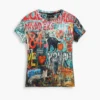 T-Shirt mit Katzenprint T-Shirt mit Katzenprint