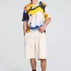 T-Shirt mit Kosmos-Print