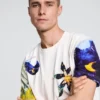 T-Shirt mit Kosmos-Print