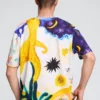 T-Shirt mit Kosmos-Print