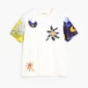 T-Shirt mit Kosmos-Print