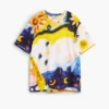 T-Shirt mit Kosmos-Print