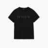 T-Shirt mit Nieten-Logo