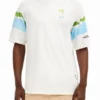 T-Shirt mit Palmen im Aquarell-Look