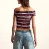 T-Shirt mit Rüschen, entworfen von Christian Lacroix
